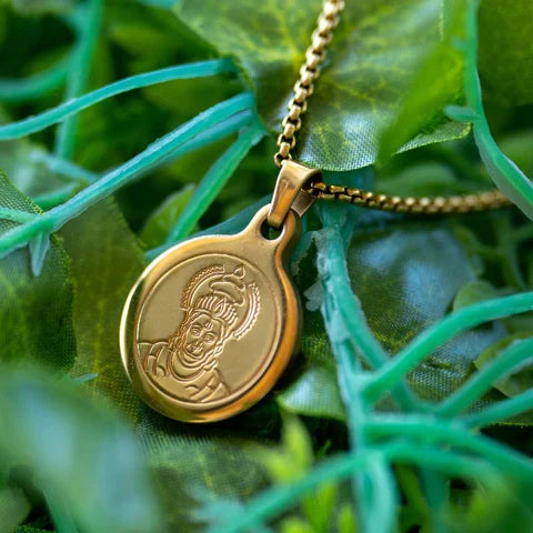 24K GOLD PLATED HANUMAN JI PENDANT WITH CHAIN