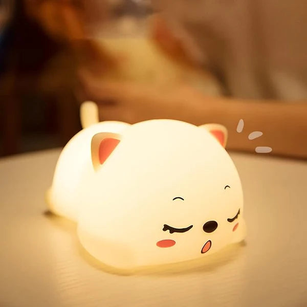 Cute Cat 3D Touch Lamp 🎀49% OFF SALEE🎁