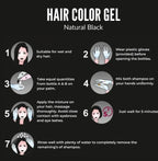 Fruit Vinegar Gel Based Black Hair Color